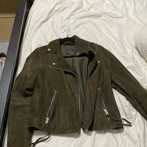 all saints suede jacket
